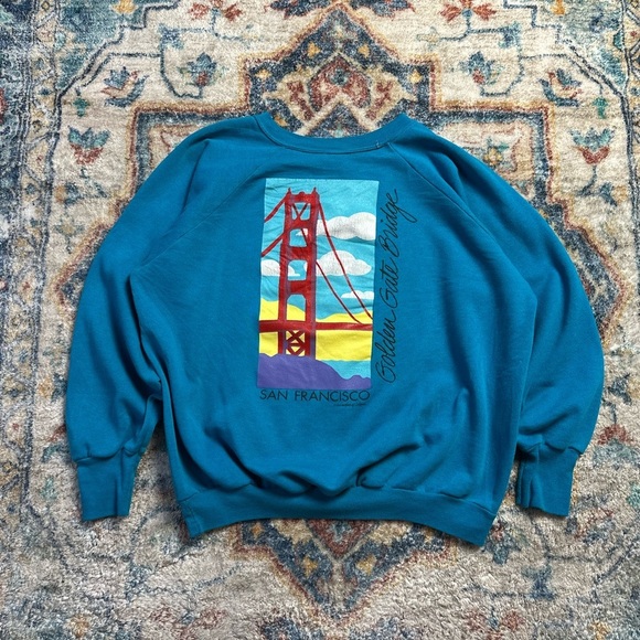Vintage Other - Vintage 80s San Francisco Golden Gate Bridge Crewneck Large